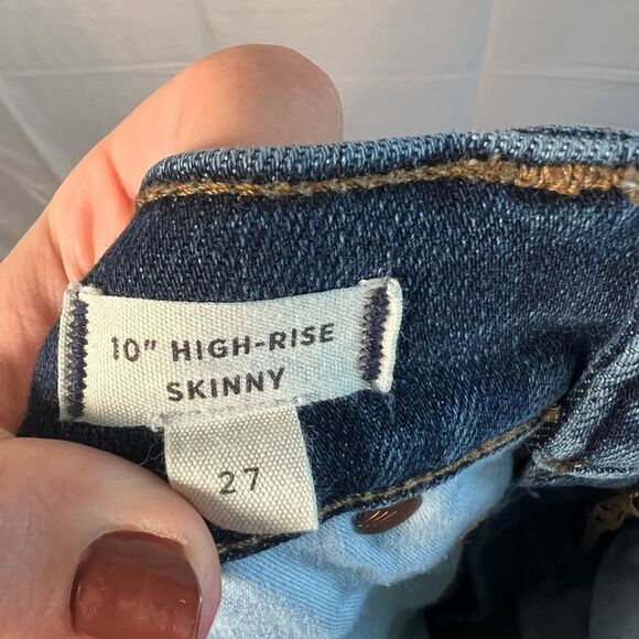 Madewell Classic 10” High Rise Skinny Jeans - 27 - Picture 2 of 6